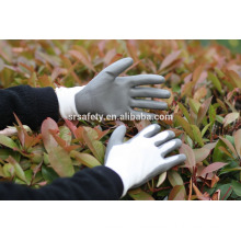 SRSAFETY 13gauge knitted liner coated PU on palm safety working gloves, garden working glove